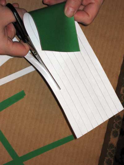 Как разрезать лист бумаги