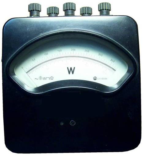 A device for measuring power - wattmeter