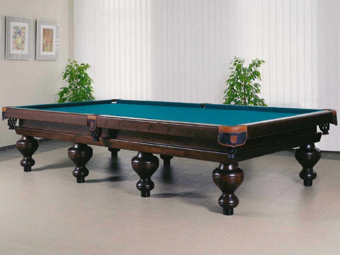 How to draw a billiard table