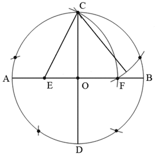 Как нарисовать <strong>звезду</strong> <b>циркулем</b>