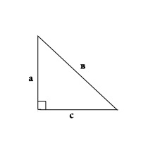 Right-angled triangle.