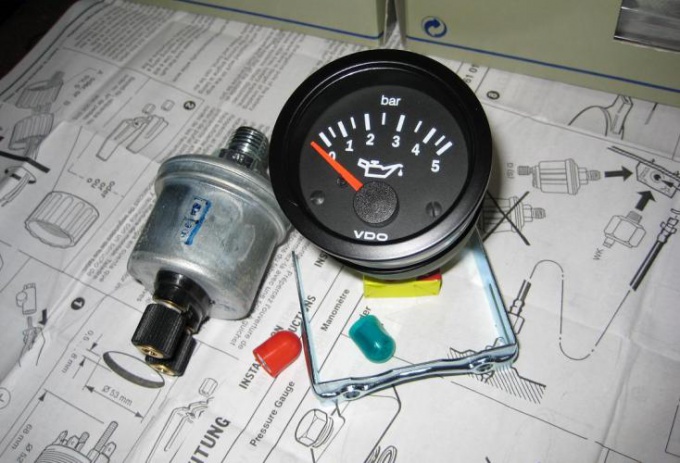 How to connect sensor <b>pressure</b> <em>oil</em>