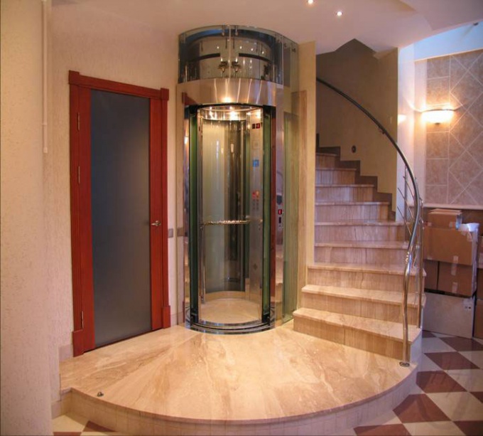 Купить коттеджный лифт - мини лифт для частного дома