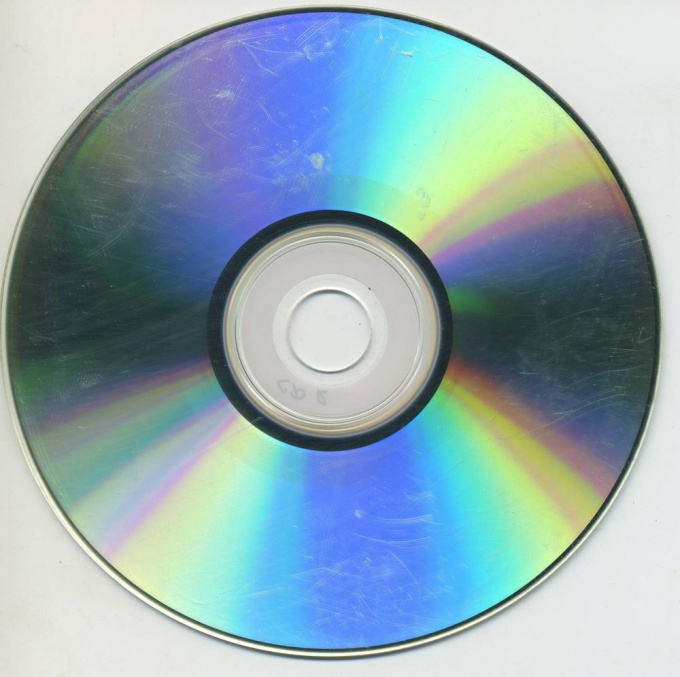 Scratched disk