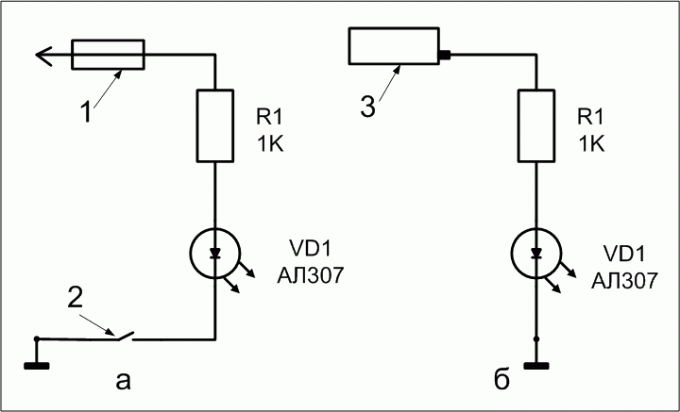 Examples of the connection diode