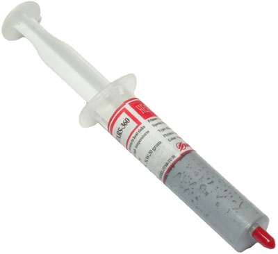 Thermal grease in the syringe