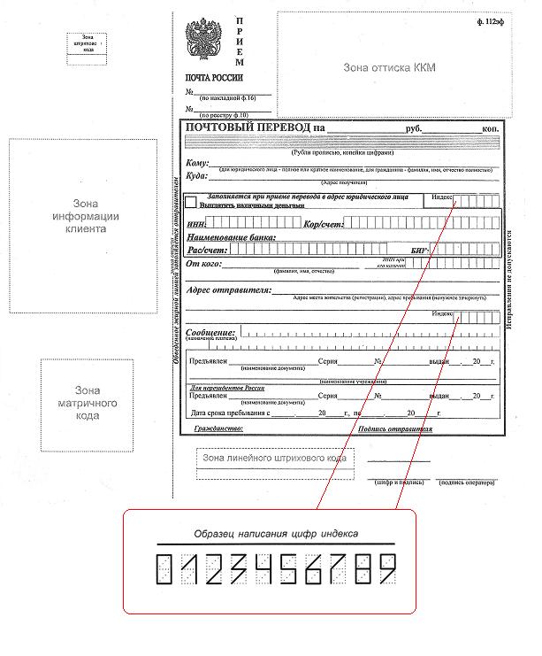 Mail order form