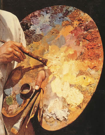 Mixing masnaah paints