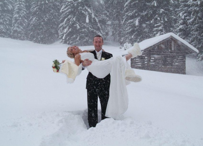 Как провести свадьбу зимой