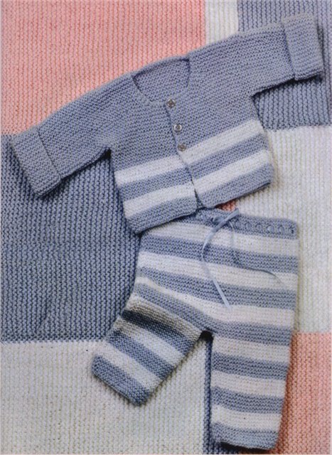 How to knit baby pants