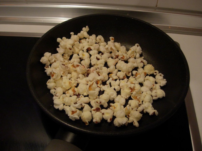 How to cook sweet popcorn