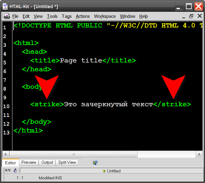 How to write strikethrough <strong>font</strong>