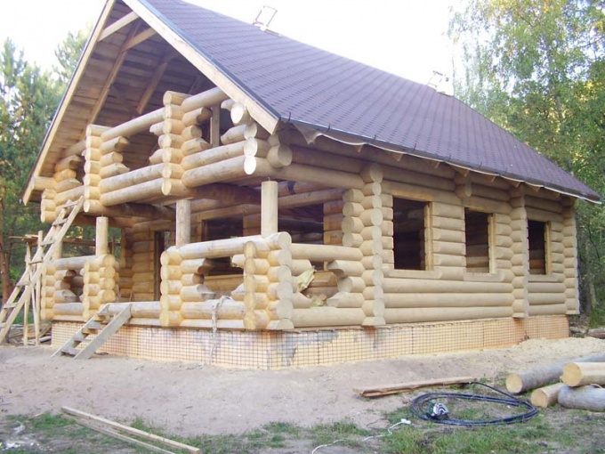 Как построить бревенчатый дом