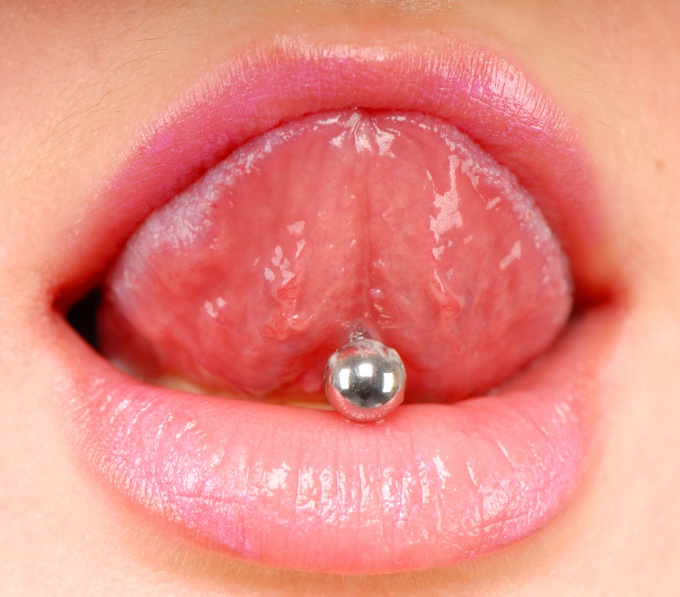 How to pierce the frenulum of the tongue