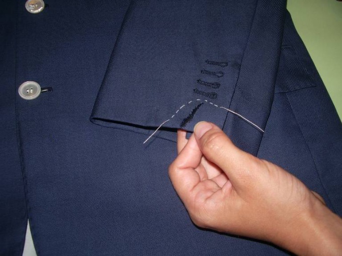 How to sew up the hole