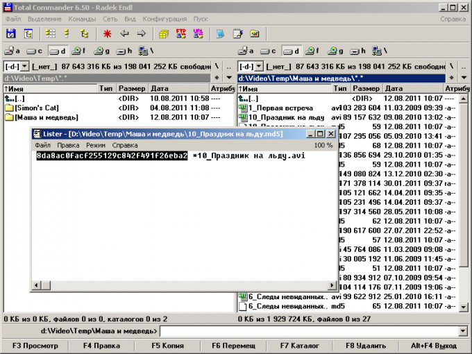 How to find the checksum of the file