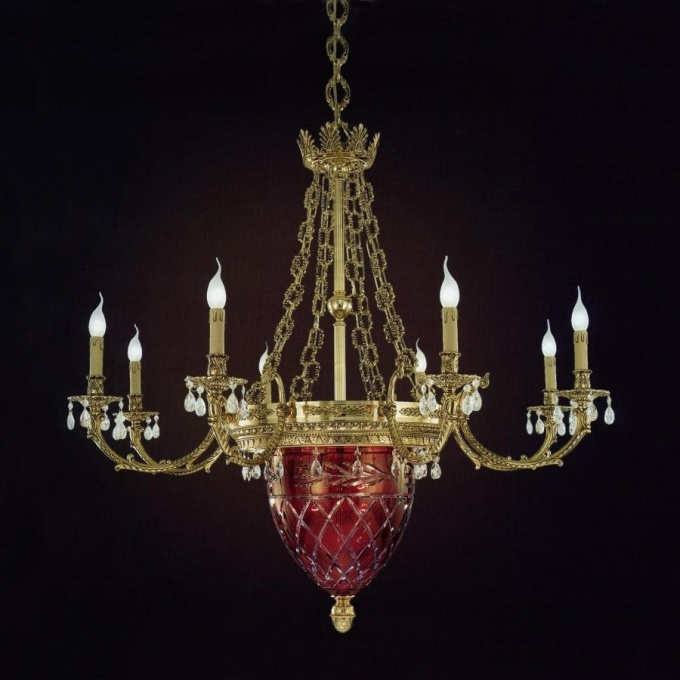 How to redo a chandelier
