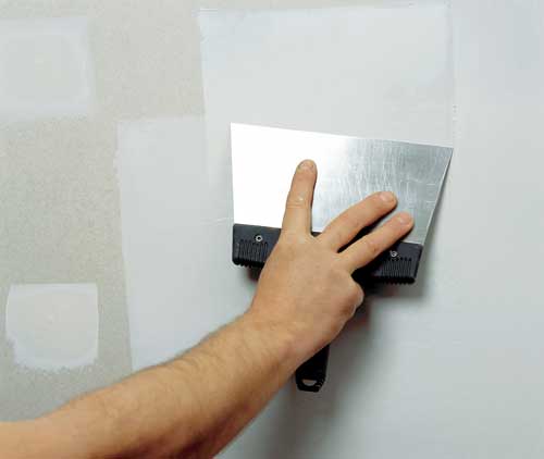 How to plaster over plaster