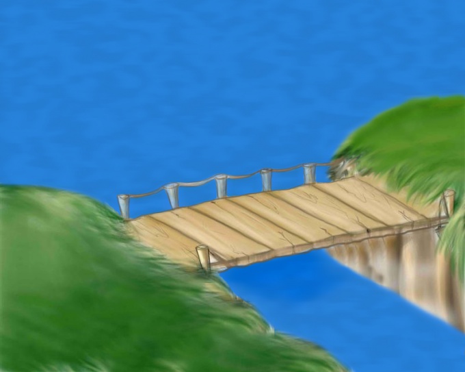 Как нарисовать мост
