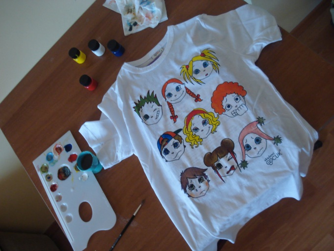 How to paint a t-shirt