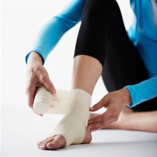 How to treat a sprained foot