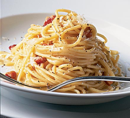 Как готовить спагетти Карбонара