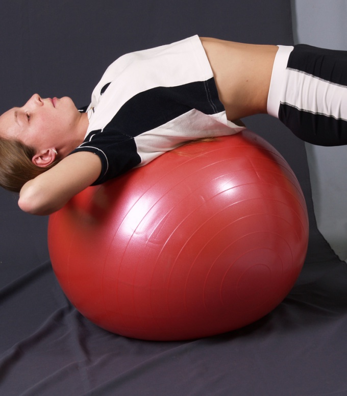 How to pump up an exercise ball