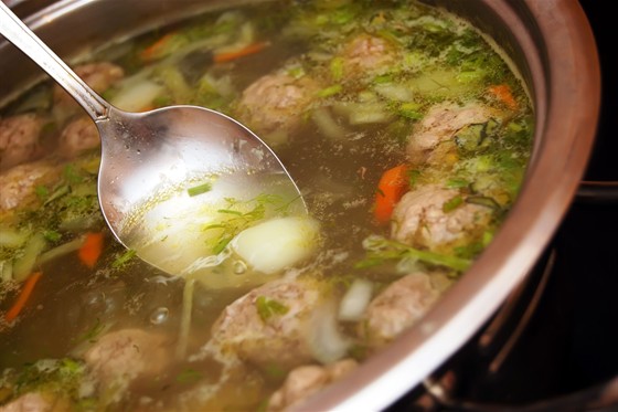 Как сварить суп с фрикадельками