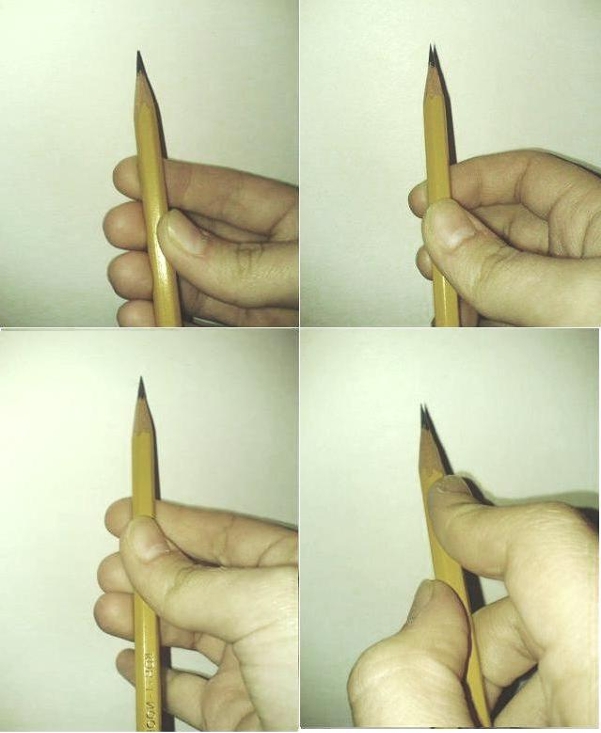 Как нарисовать пламя карандашом
