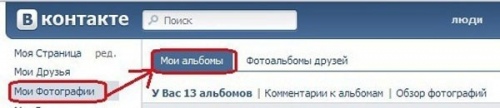 How to hide photo albums Vkontakte