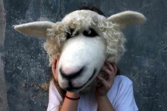 Как сделать маску овечки