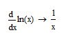 analytic derivative calculation