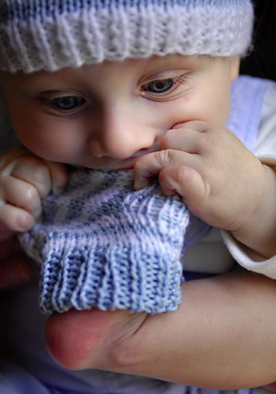 Как вязать детские носки