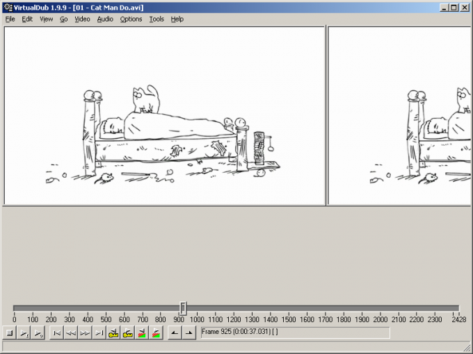 How to cut video from <strong>frame</strong>