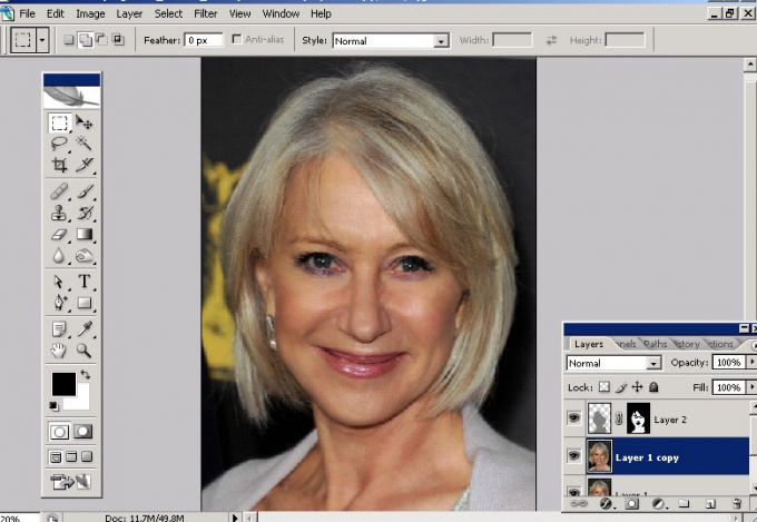 Как в <b>Фотошопе</b> сделать <strong>лицо</strong> моложе