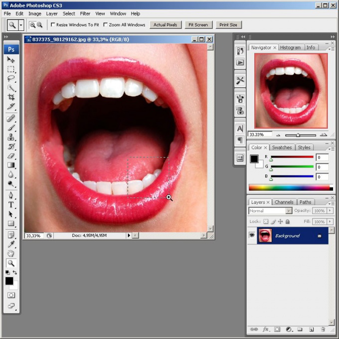 Like Photoshop to make <b>fangs</b>