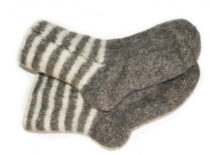 How to knit the heel on double socks