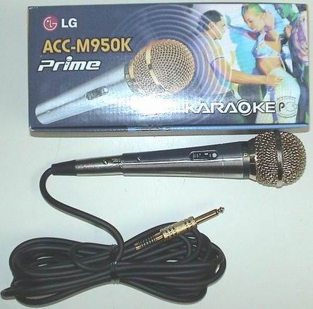 Microphone for karaoke with connector 6,3 Jack