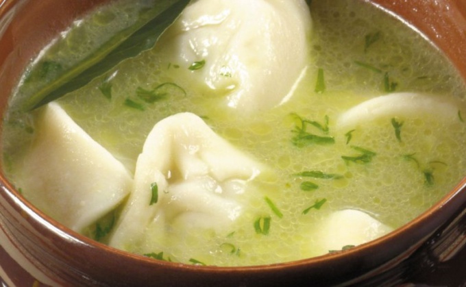 How to cook dumplings with broth