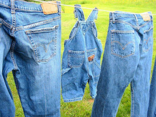 Как высушить джинсы