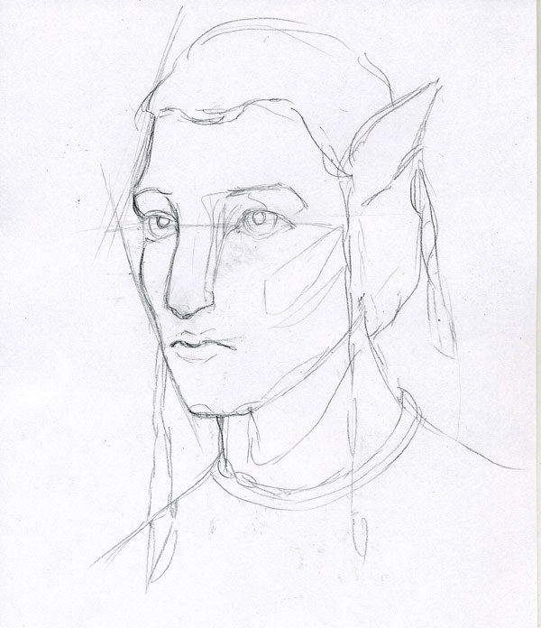 How to draw <strong>Avatar</strong> <b>pencil</b>