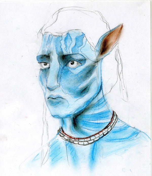 How to draw <strong>Avatar</strong> <b>pencil</b>