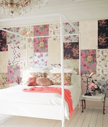 Patchwork is a method of wallpapering