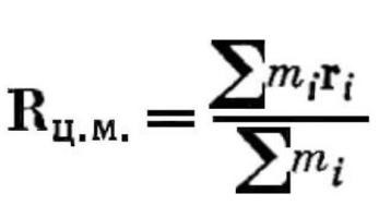 How to find the center of mass of the body