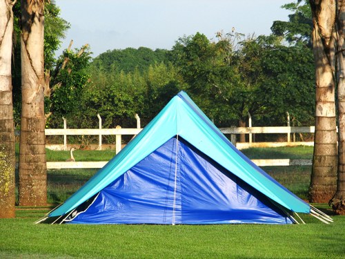 Where better to go to rest with tents