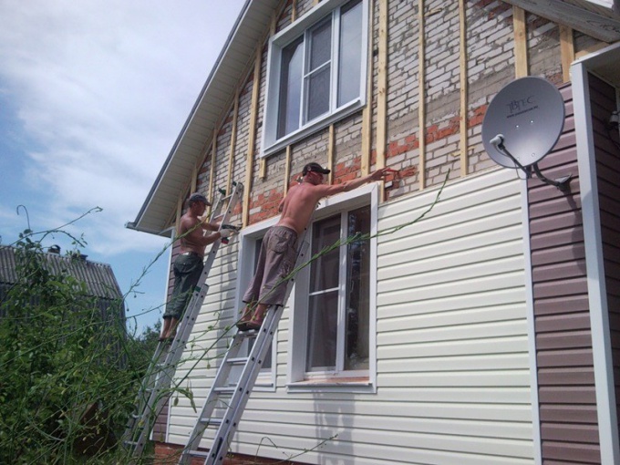 Siding installation