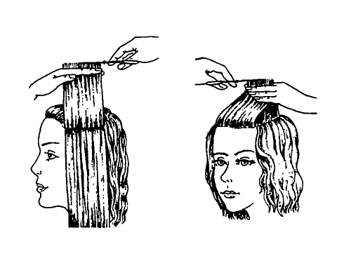 How to make a haircut cascade