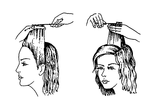 How to make a haircut cascade