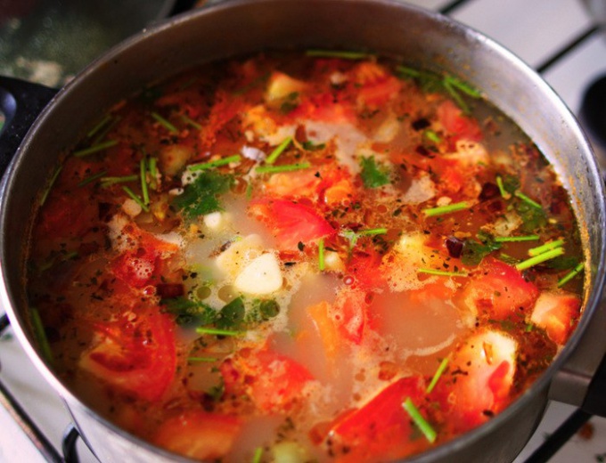 Как приготовить овощной суп с сырными гноччи 