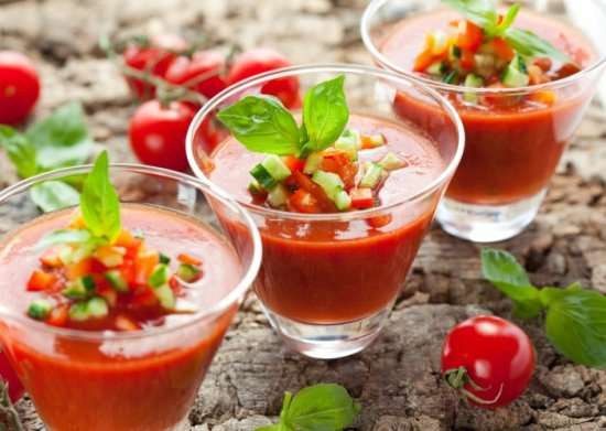 Как приготовить томатно-арбузный суп
